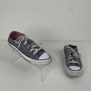 Converse All Star Womens Size 5 Grey/Pink Low Top